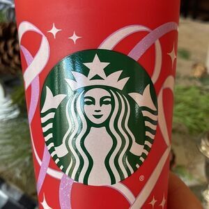 Limited Edition Starbucks 2021 Holiday Reusable 16 oz Cup